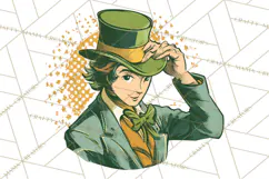 Retro St. Patrick’s Day PNG Clipart, Vintage Shamrocks Product Image 2