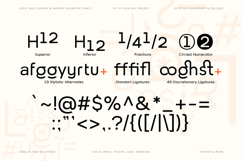 Lugio Sans a Modern &amp; Geometric Sans Serif Family Product Image 7