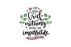 Luke 1:37 Product Image 1