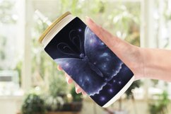 Luminous Butterfly in space Glass Can Wraps Product Image 2