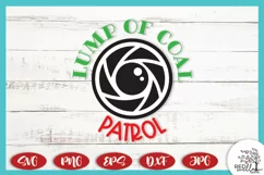 Lump of Coal Patrol | Christmas Ornament SVG Product Image 1