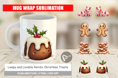 Nordic Christmas Treats Mug Wrap Product Image 1