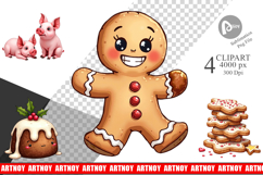 Nordic Christmas Treats Clipart Product Image 1