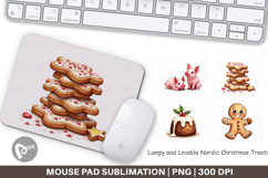 Nordic Christmas Treats Mouse Pad Product Image 1