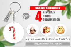 Nordic Christmas Treats Keychain Product Image 1