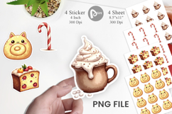 Nordic Christmas Treats Sticker Product Image 1