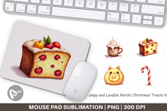 Nordic Christmas Treats Mouse Pad Product Image 1