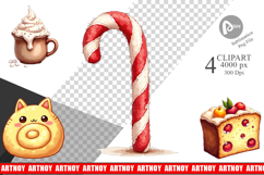 Nordic Christmas Treats Clipart Product Image 1