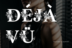 Lunéa | Floral Monogram Webfont Product Image 6