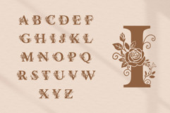 Lunéa | Floral Monogram Webfont Product Image 7