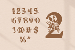 Lunéa | Floral Monogram Webfont Product Image 8