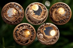 Luna Magica Christmas Ornaments Sublimation Bundle PNG Product Image 3