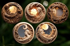 Luna Magica Christmas Ornaments Sublimation Bundle PNG Product Image 4