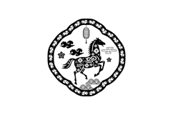 Lunar horse new year 2026 black concept Product Image 1