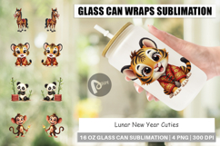 Lunar New Year Cuties 2026 Glass Can Product Image 1