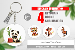 Lunar New Year Cuties 2026 Keychain Product Image 1