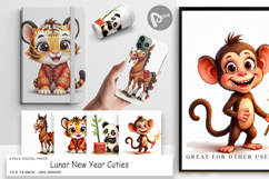 Lunar New Year Cuties 2026 Digital Paper Product Image 1