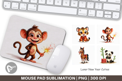Lunar New Year Cuties 2026 Mouse Pad Product Image 1