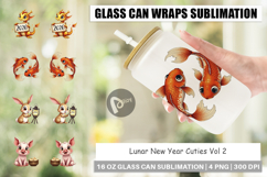Lunar New Year Cuties 2026 Glass Can Product Image 1