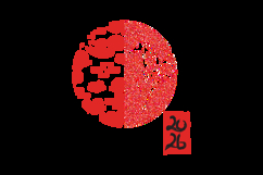 Lunar new year horse chinese zodiac and spring festival illu Product Image 2