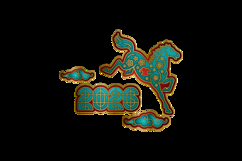 Lunar new year horse chinese zodiac sign 2026 design Product Image 2
