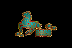 Lunar new year horse chinese zodiac sign 2026 vector Product Image 2