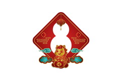 Lunar new year horse chinese zodiac sign cute character Product Image 1