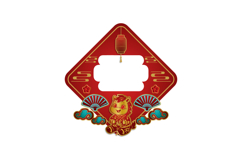 Lunar new year horse chinese zodiac sign cute character Product Image 1