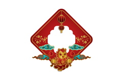 Lunar new year horse chinese zodiac sign cute character Product Image 1