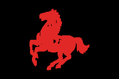 Lunar new year horse chinese zodiac sign isolated Product Image 2