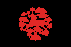 Lunar new year horse chinese zodiac sign red color vector Product Image 2