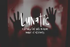 Lunatic Display Font Product Image 1