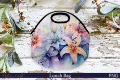 Lunch Bag Design | Flowers Meadow | Spring Flowers PNG Product Image 1