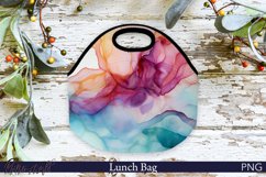 Lunch Bag Design | Alcohol Ink | Colorful PNG Product Image 1