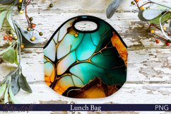Lunch Bag Design | Alcohol Ink | Colorful Design Product Image 1