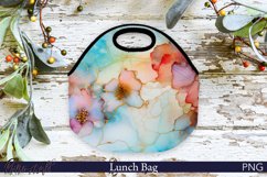 Lunch Bag Design | Alcohol Ink | Soft Colors Product Image 1