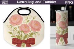 Wildflowers r Lunch Bag | Floral Tumbler Wrap Product Image 1