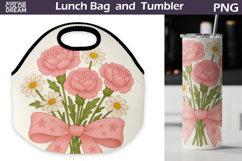 Wildflowers r Lunch Bag | Floral Tumbler Wrap Product Image 1
