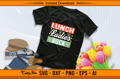 Lunch Ladies Rock SVG for Cafeteria Staff Shirts Product Image 2