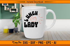 Lunch Lady Retro SVG Funny School Kitchen Design Product Image 3