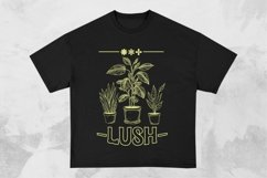 Lush Botanical House T-shirt Design