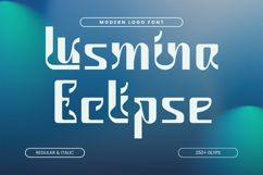 Lusmina Eclipse - Modern Logo Font Product Image 1