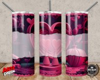 Valentine&#039;s Day Tumbler | Love tumbler| wrap sublimation Product Image 2