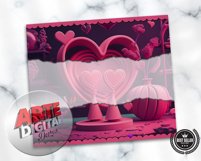 Valentine&#039;s Day Tumbler | Love tumbler| wrap sublimation Product Image 6