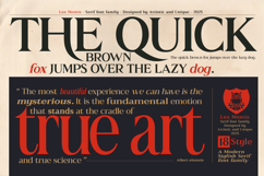 Lux Mentis - Serif Font Family Product Image 14
