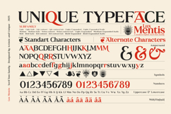 Lux Mentis - Serif Font Family Product Image 5