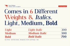 Lux Oriens - Serif Font Family Product Image 3