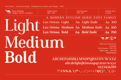 Lux Oriens - Serif Font Family Product Image 5