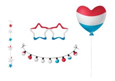 National, Patriotic Party Bundle. Luxembourg Product Image 2