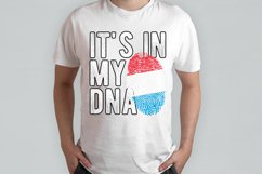 It&#039;s in my DNA Luxembourg Flag Fingerprint PNG Sublimation Product Image 2